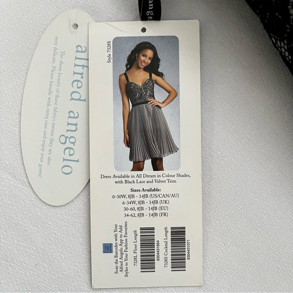 NWT Alfred Angelo Fit and Flair Cocktail Dress - Picture 14 of 14
